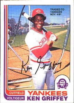 #330 Ken Griffey - New York Yankees - 1982 O-Pee-Chee Baseball