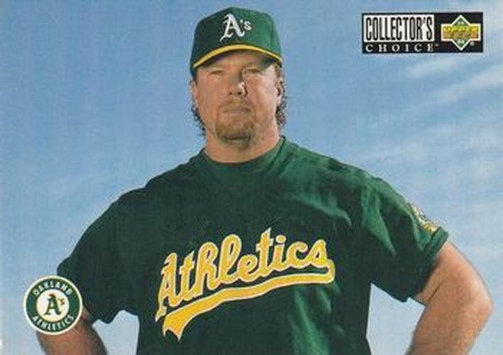 #330 Mark McGwire - Oakland Athletics - 1994 Collector's Choice Baseball