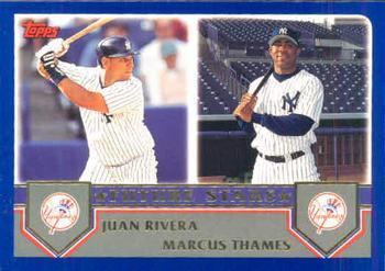 #330 Juan Rivera / Marcus Thames - New York Yankees - 2003 Topps Baseball