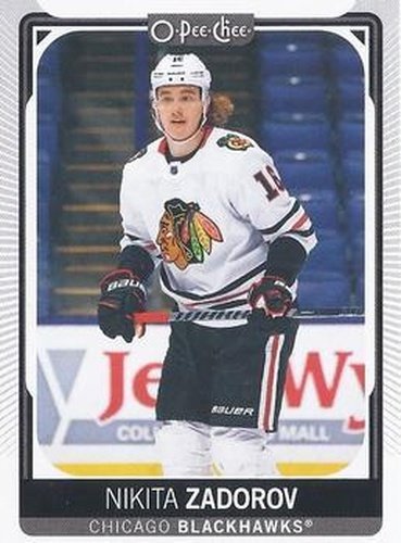 #330 Nikita Zadorov - Chicago Blackhawks - 2021-22 O-Pee-Chee Hockey