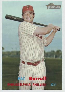 #330 Pat Burrell - Philadelphia Phillies - 2006 Topps Heritage Baseball