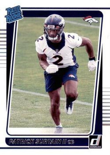#330 Patrick Surtain II - Denver Broncos - 2021 Donruss Football