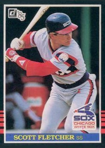 #330 Scott Fletcher - Chicago White Sox - 1985 Donruss Baseball