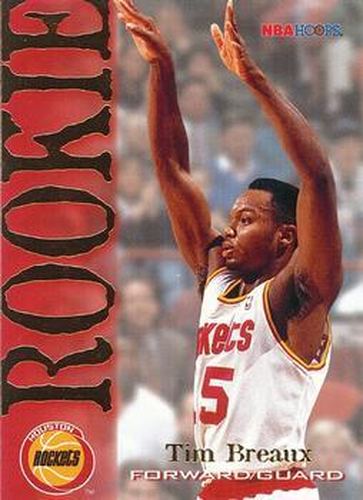 #330 Tim Breaux - Houston Rockets - 1994-95 Hoops Basketball