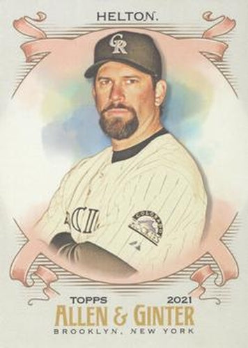 #330 Todd Helton - Colorado Rockies - 2021 Topps Allen & Ginter Baseball