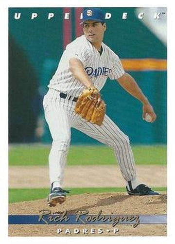 #330 Rich Rodriguez - San Diego Padres - 1993 Upper Deck Baseball