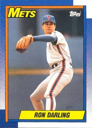 #330 Ron Darling - New York Mets - 1990 O-Pee-Chee Baseball