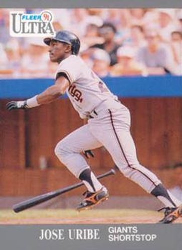 #330 Jose Uribe - San Francisco Giants - 1991 Ultra Baseball