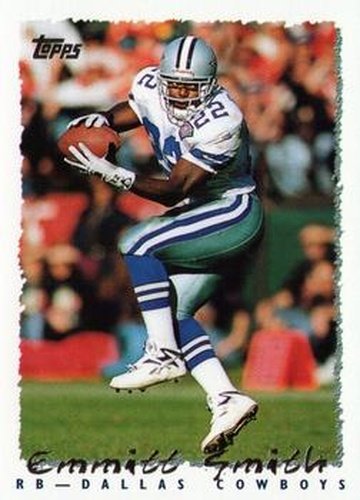 #330 Emmitt Smith - Dallas Cowboys - 1995 Topps Football