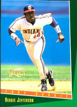 #330 Reggie Jefferson - Cleveland Indians - 1993 Select Baseball