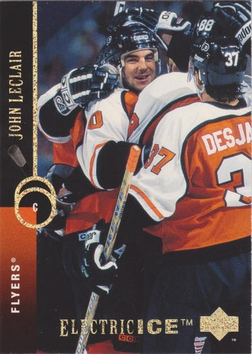 #330 John LeClair - Philadelphia Flyers - 1994-95 Upper Deck Hockey - Electric Ice
