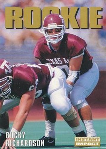 #330 Bucky Richardson - Houston Oilers - 1992 SkyBox Impact Football