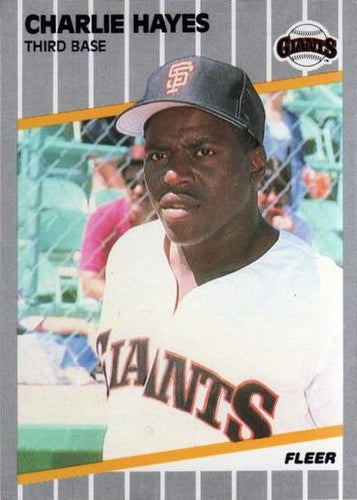 #330 Charlie Hayes - San Francisco Giants - 1989 Fleer Baseball
