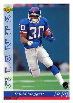 #331 David Meggett - New York Giants - 1993 Upper Deck Football