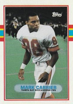 #331 Mark Carrier - Tampa Bay Buccaneers - 1989 Topps Football