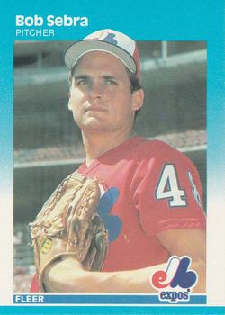 #331 Bob Sebra - Montreal Expos - 1987 Fleer Baseball
