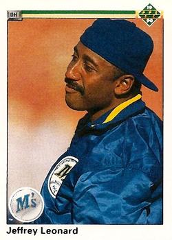 #331 Jeffrey Leonard - Seattle Mariners - 1990 Upper Deck Baseball