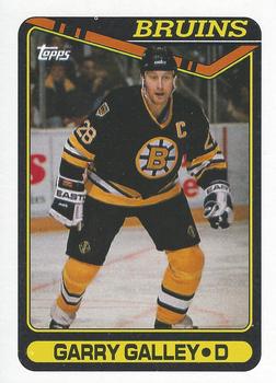 #331 Garry Galley - Boston Bruins - 1990-91 Topps Hockey