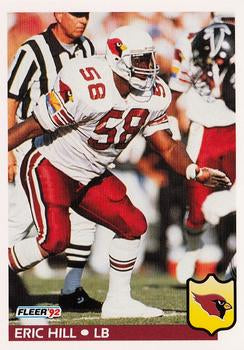 #331 Eric Hill - Phoenix Cardinals - 1992 Fleer Football