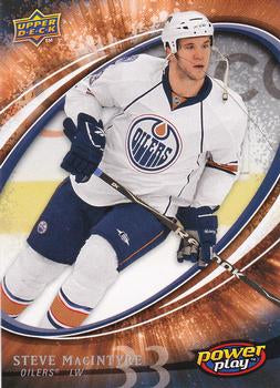 #331 Steve MacIntyre - Edmonton Oilers - 2008-09 Upper Deck Power Play Box Set Hockey
