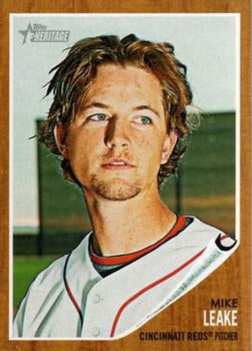 #331 Mike Leake - Cincinnati Reds - 2011 Topps Heritage Baseball