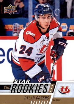#331 Dylan Cozens - Lethbridge Hurricanes - 2017-18 Upper Deck CHL Hockey