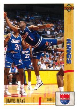 #331 Travis Mays - Sacramento Kings - 1991-92 Upper Deck Basketball