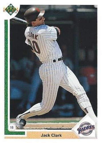 #331 Jack Clark - San Diego Padres - 1991 Upper Deck Baseball