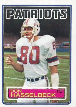 #331 Don Hasselbeck - New England Patriots - 1983 Topps Football