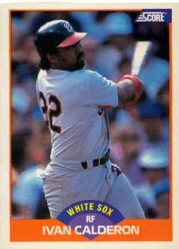 #331 Ivan Calderon - Chicago White Sox - 1989 Score Baseball