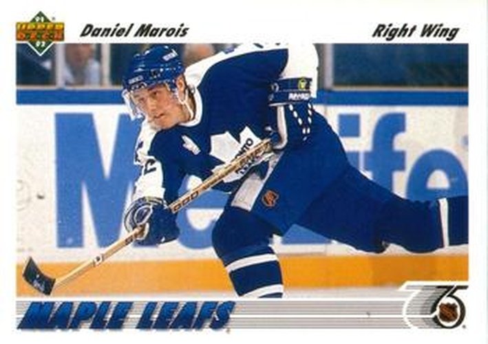 #331 Daniel Marois - Toronto Maple Leafs - 1991-92 Upper Deck Hockey