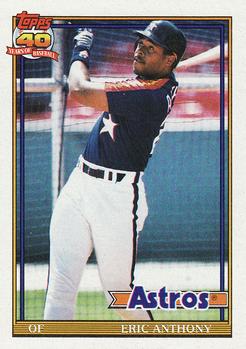 #331 Eric Anthony - Houston Astros - 1991 Topps Baseball