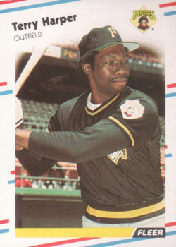 #331 Terry Harper - Pittsburgh Pirates - 1988 Fleer Baseball