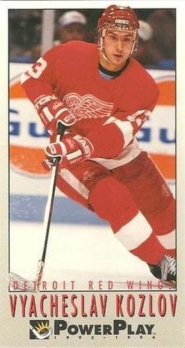 #331 Vyacheslav Kozlov - Detroit Red Wings - 1993-94 Fleer PowerPlay Hockey