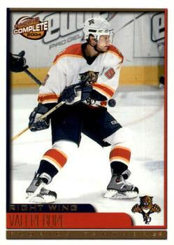 #331 Valeri Bure - Florida Panthers - 2003-04 Pacific Complete Hockey