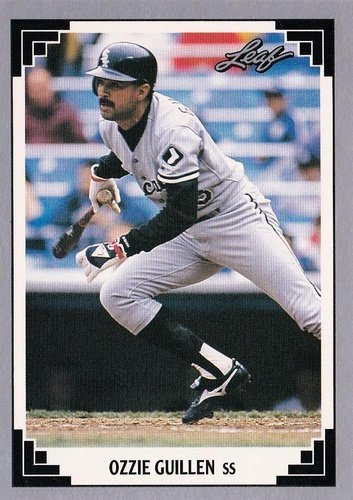 #331 Ozzie Guillen - Chicago White Sox - 1991 Leaf Baseball