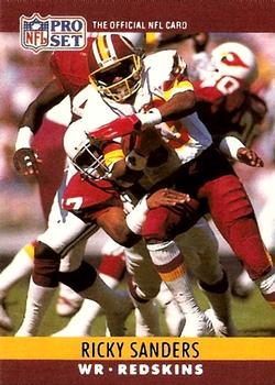 #331 Ricky Sanders - Washington Redskins - 1990 Pro Set Football