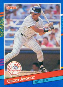#331 Oscar Azocar - New York Yankees - 1991 Donruss Baseball