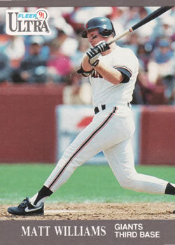 #331 Matt Williams - San Francisco Giants - 1991 Ultra Baseball