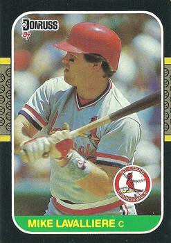 #331 Mike LaValliere - St. Louis Cardinals - 1987 Donruss Baseball