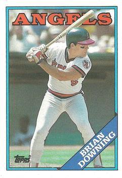 #331 Brian Downing - California Angels - 1988 Topps Baseball