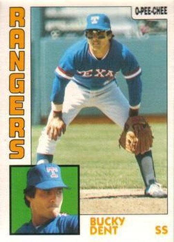 #331 Bucky Dent - Texas Rangers - 1984 O-Pee-Chee Baseball