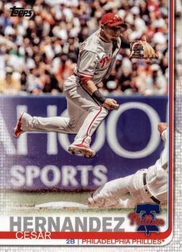 #331 Cesar Hernandez - Philadelphia Phillies - 2019 Topps Baseball