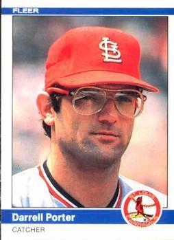 #331 Darrell Porter - St. Louis Cardinals - 1984 Fleer Baseball