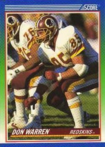 #331 Don Warren - Washington Redskins - 1990 Score Football