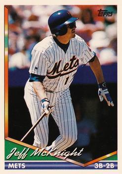 #331 Jeff McKnight - New York Mets - 1994 Topps Baseball