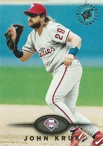 #331 John Kruk - Philadelphia Phillies - 1995 Stadium Club Baseball