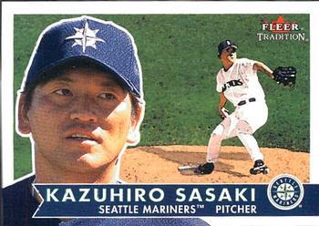 #331 Kazuhiro Sasaki - Seattle Mariners - 2001 Fleer Tradition Baseball