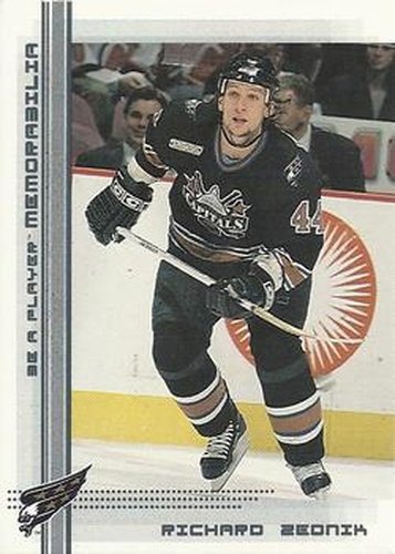 #331 Richard Zednik - Washington Capitals - 2000-01 Be a Player Memorabilia Hockey
