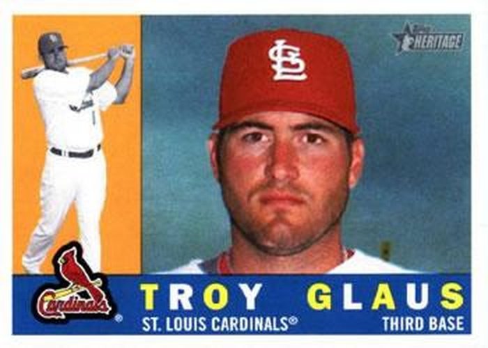 #331 Troy Glaus - St. Louis Cardinals - 2009 Topps Heritage Baseball